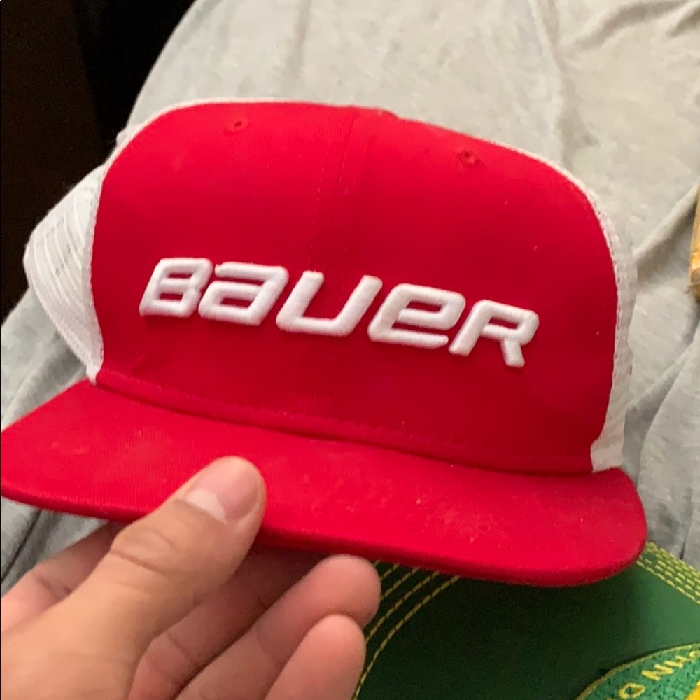 Bauer flatbill hat
